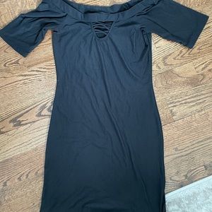 Size small off the shoulder black dress